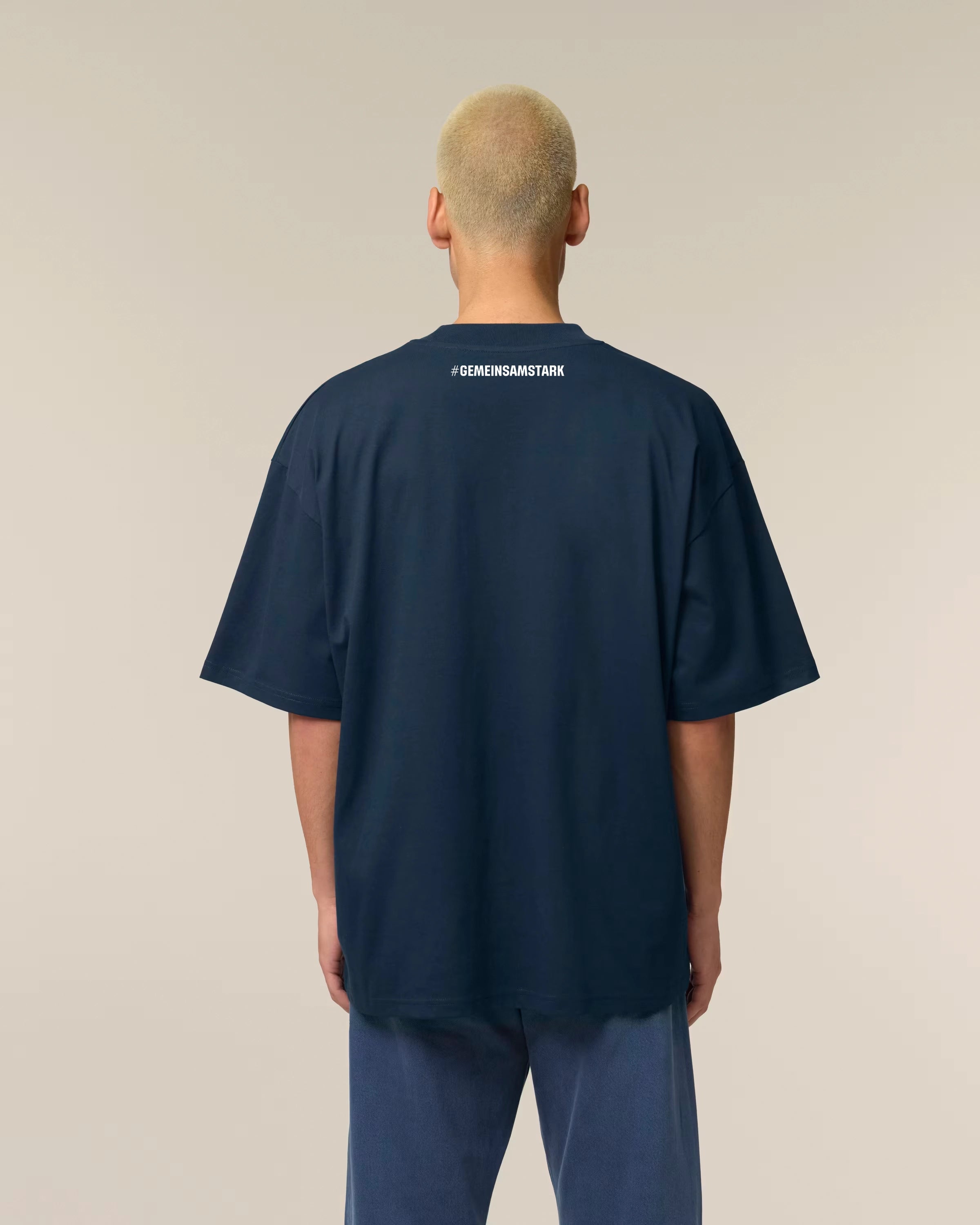 Oversized Shirt Navy 200 GSM