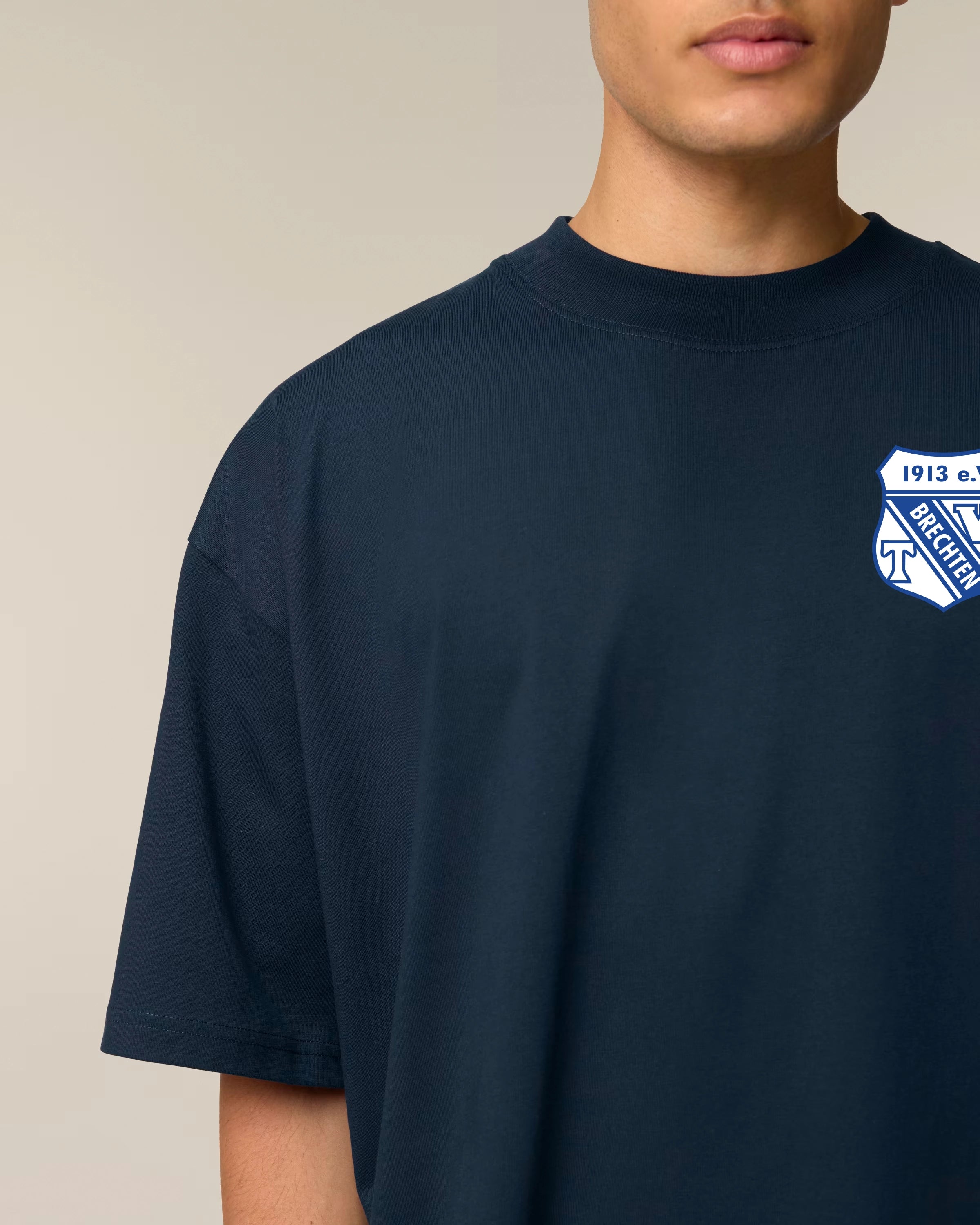 Oversized Shirt Navy W 200 GSM