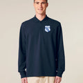 Poloshirt Langarm Navy 240 GSM