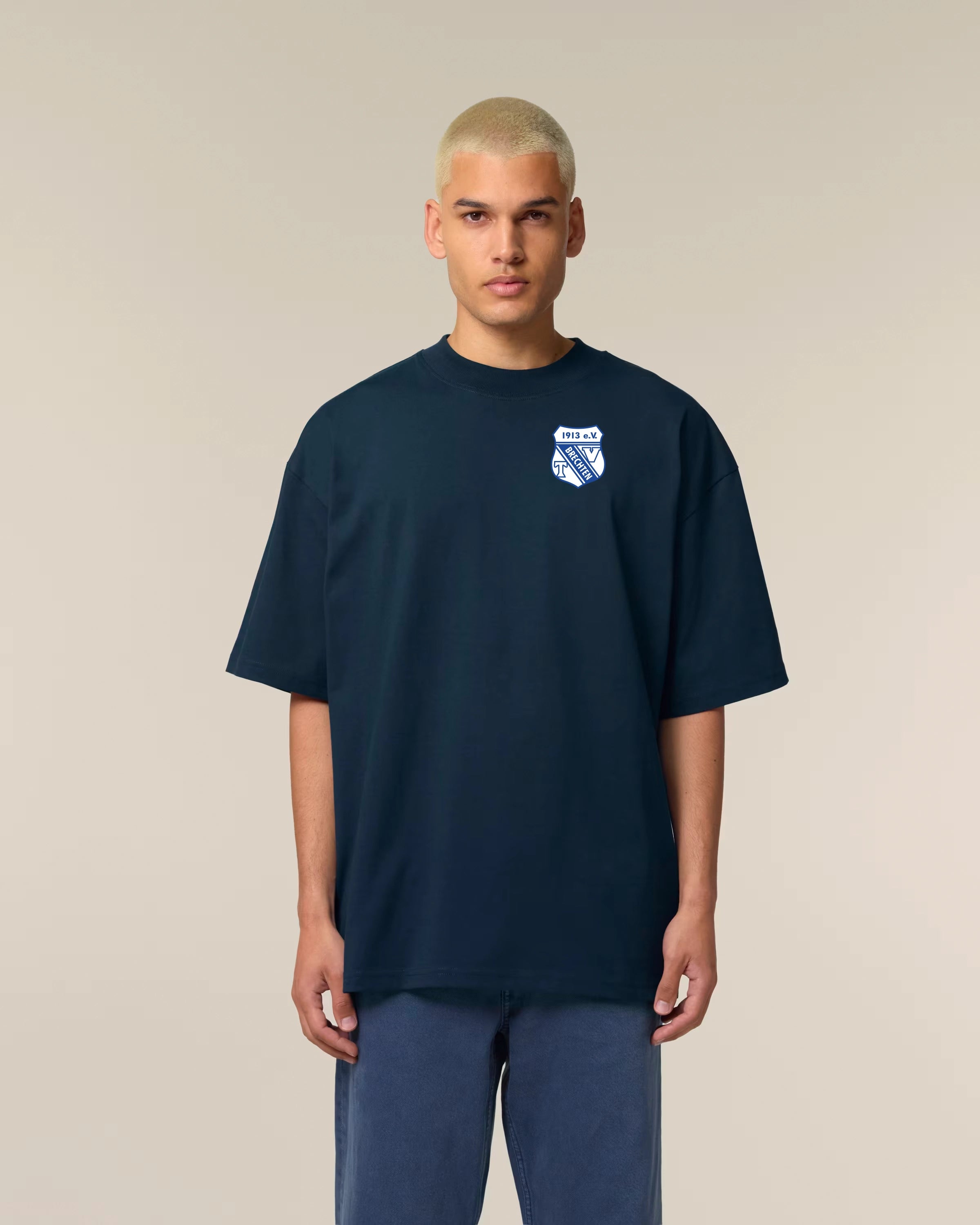 Oversized Shirt Navy 200 GSM