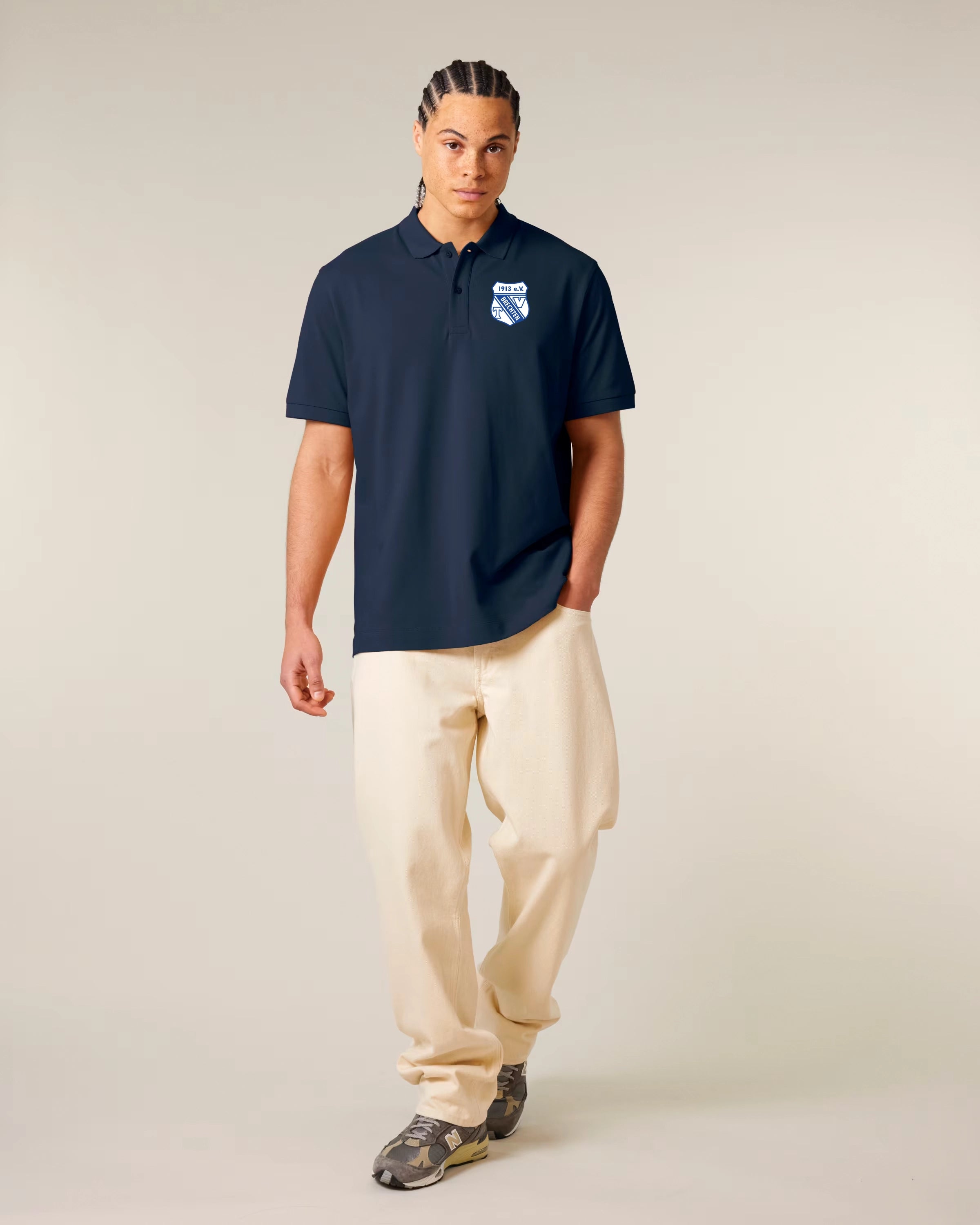 Herren Polo Navy 240 GSM